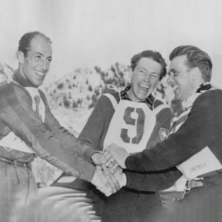 Zeno Colo, Fernand Grosjean, James Couttet 1950